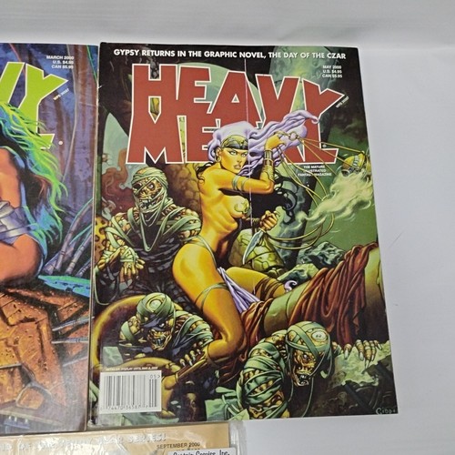 Revista Heavy Metal Año 2000 Lote 5 Fantasía Ilustrada Vintage - Imagen 3 de 5