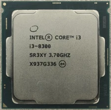 Intel Core i3-8300 | SR3XY | 3.70GHz | Quad Core | LGA1151 | CPU Processor