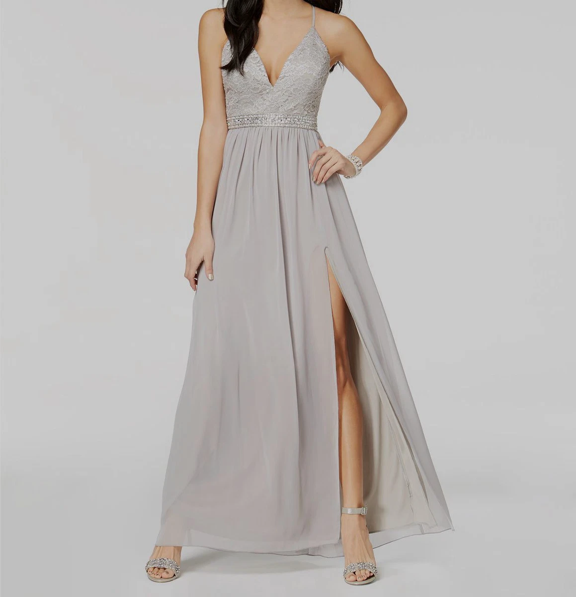 Gray Formal Dresses for Women for sale | eBay
