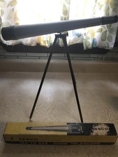 TASCO TELESCOPE  TRIPOD 15-40 MM Original Box TESTED WORKING Vintage 1970  s