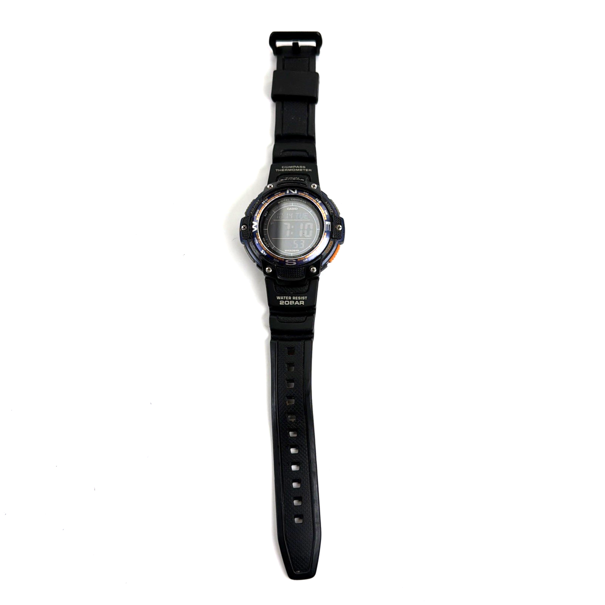Casio Mens SGW100B-3V Digital Compass Twin Sensor Sport Watch Leather Cloth band Casio SGW100 Series | Digital Watch & Compass | 200M  main image 2