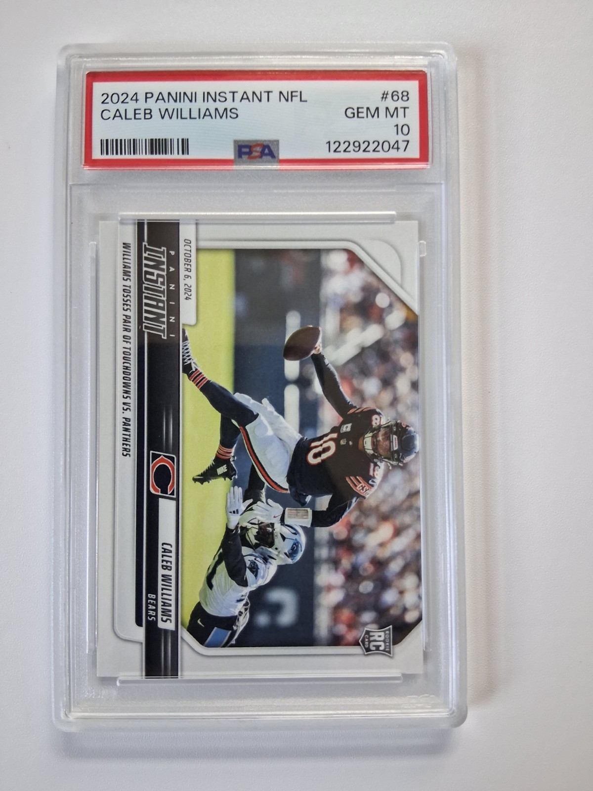 Caleb Williams Panini Instant NFL #68 Base