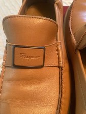 Salvatore Ferragamo Men's Fanatico Brown 575 Rare Dress Loafers Bloomingdales