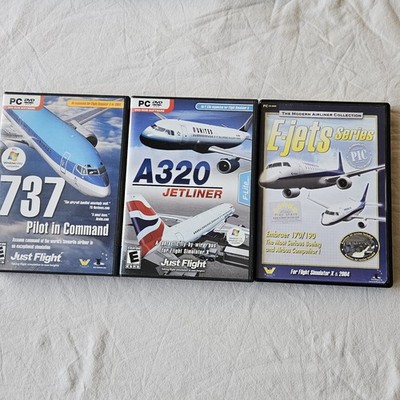 Microsoft Flight Simulator X Expansion LOT 737 A320 Ejets Just Flight PC FS 2004