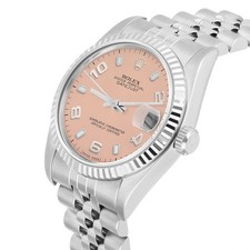 Rolex Datejust 31mm 68274 Salmon Dial Stainless Steel Watch W/G Bezel Circa -... 6