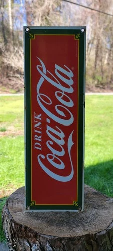 Coca Cola soda Advertising vintage porcelain sign