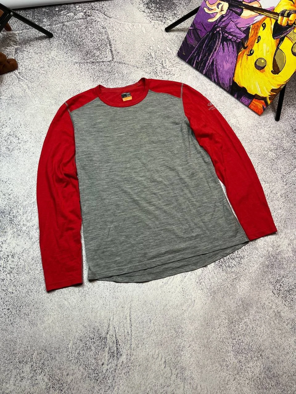 ​Icebreaker Merino 200 Base Layer Long Sleeve Top - Size L - 100% Wool