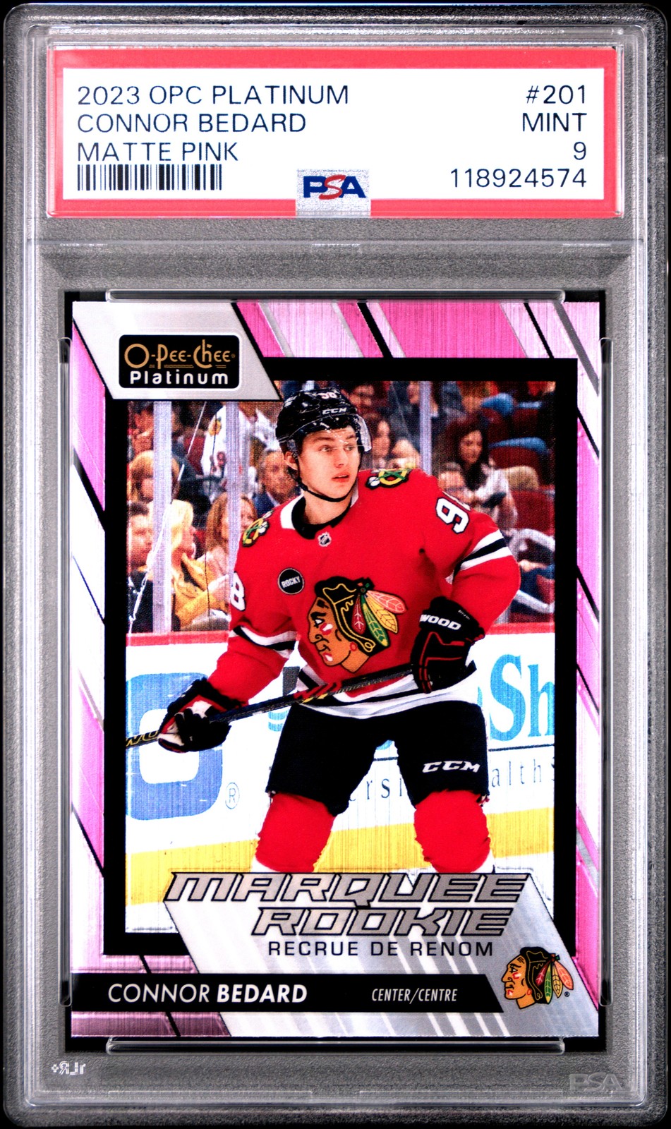 Connor Bedard Matte Pink #201