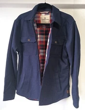 Normal Brand Bright side Flannel lined Jacket - Medium - Navy
