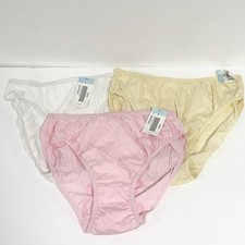Vintage Sears Womens Panties Bikini Underwear Large Cotton Granny Style NWT
