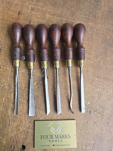 Marples Carving Chisels No 152 Woodworking Carpenter Carver Joiner - Picture 4 of 18