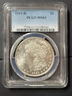 1921-D Morgan Dollar PCGS MS-63