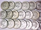 KENEDY HALF DOLLARS $10.00 1 ROLL 1965-1969  20 COINS 40% SILVER CONSTITUTIONAL