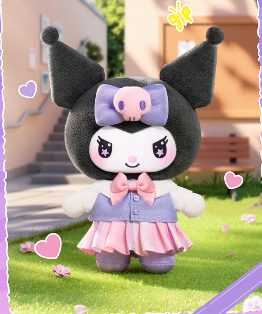 💡 TOP TOY x Sanrio Kuromi School Life Vinyl Plush One Random