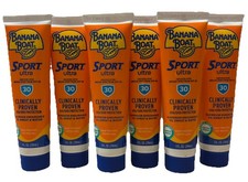 6 Pack: Banana Boat SPF 30 Sun Screen Lotion Ultra Sport 1oz ea Travel Size
