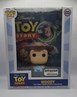 Funko Pop! Video Game/Art/Movie Cover with case: Pixar - Woody - Amazon (AM)...