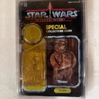 1985 Vintage Star Wars POTF Romba Card Back W/Attached Bubble And Inner Tray