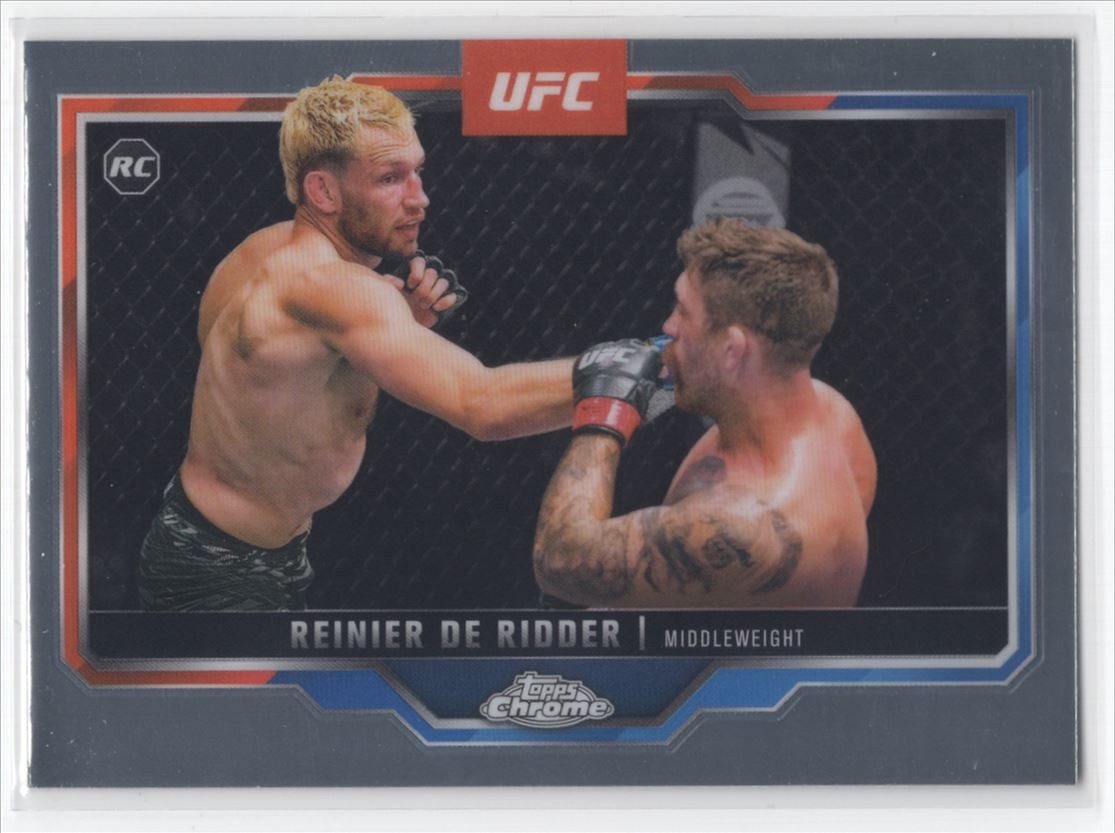 #185 2025 Topps Chrome UFC BASE Reinier De Ridder RC