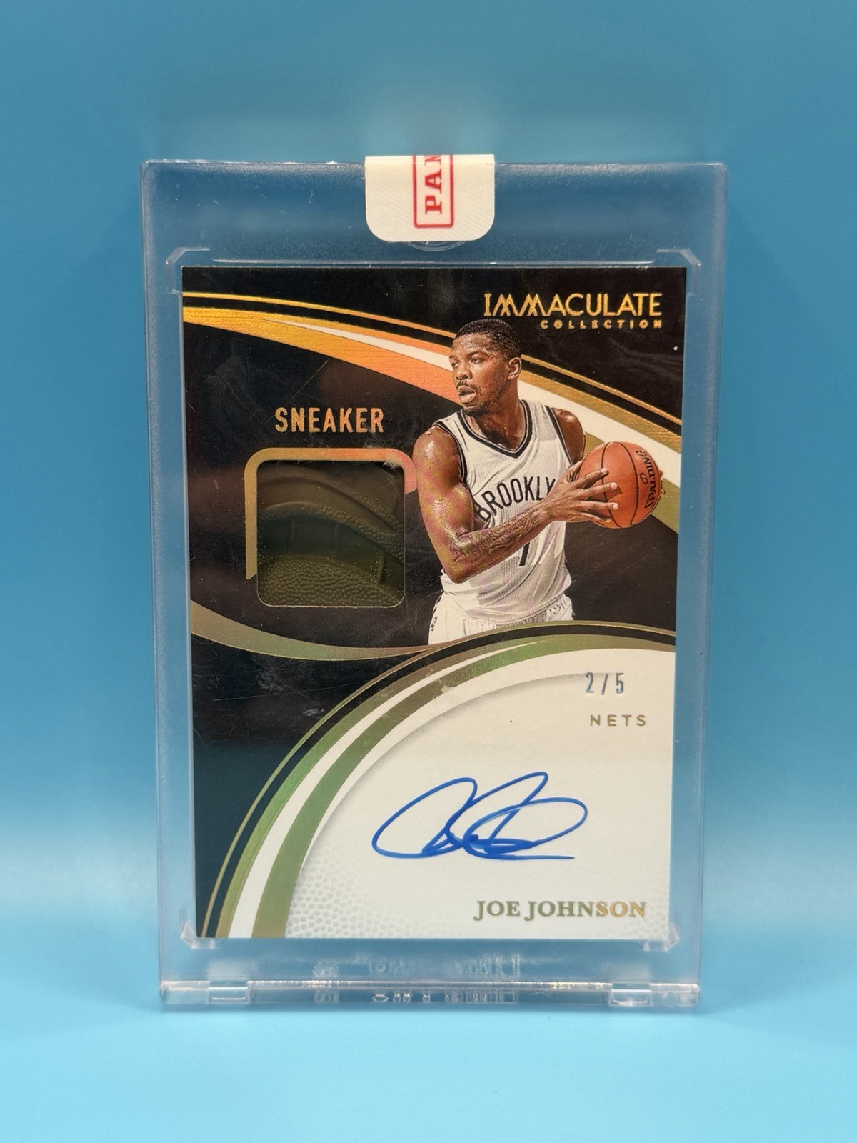 2024-25 PANINI IMMACULATE JOE JOHNSON SNEAKER AUTO AUTOGRAPH /5 #SSS-JOE