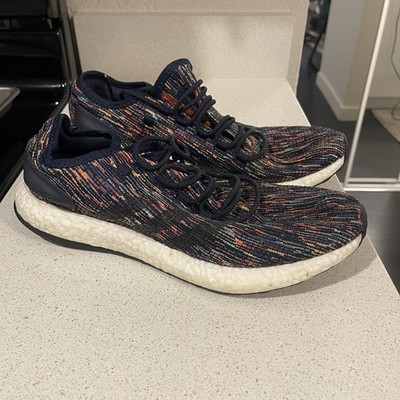 Adidas Pureboost Ultra Shoes Mens 10.5 Collegiate Navy Core Athletic Sneakers