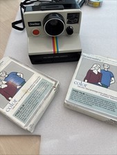 Polaroid Land Camera Rainbow One Step Film SX-70 TESTED WORKS With Film