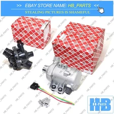FEBI Electric Water Pump +Thermostat Kit For BMW 328i 528i 530xi 525xi X5 X3