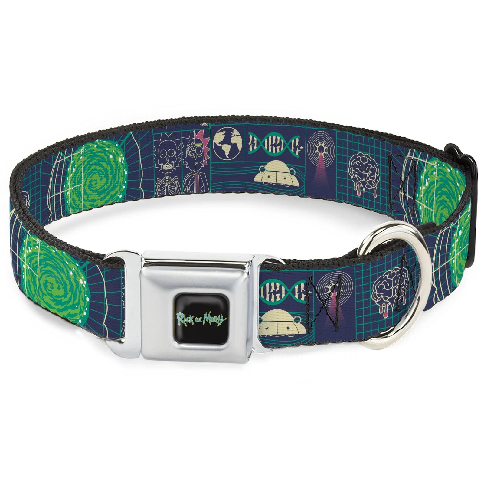 Rick and Morty Pet Collar, Dog Collar Metal Seatbelt Buckle, Rick and Morty Dime
Opens in a new wind