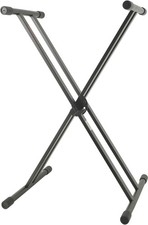 Musician's Gear KBX2 Double-Braced Keyboard Stand - Black