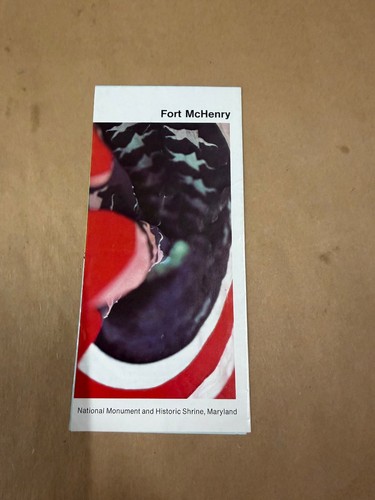 Fort McHenry Travel Map Brochure Maryland National Monument Historic Shrine