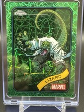 2025 Topps Chrome Marvel Lizard #85 Hulk Green Lazer Refractor 86/99 Color Match