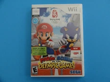 NINTENDO WII MARIO & SONIC AT THE OLYMPIC...DISPLAY COVER ART W/BLOCKBUSTER CASE
