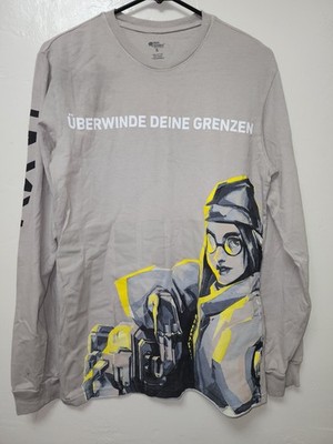 Riot Games Valorant Sage Long Sleeve Graphic Tee S Beige Überwinde Deine Grenzen