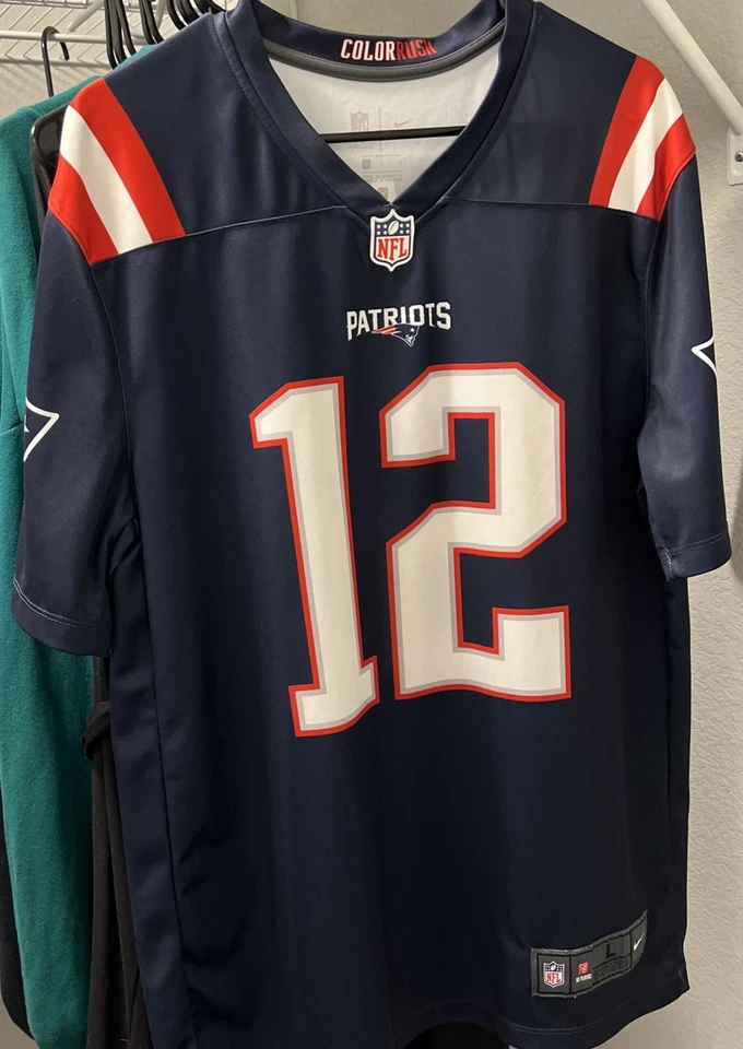 Nike Tom Brady New England Patriots On Field Color Rush Men’s Large (fits M-L) - Image 2 of 3