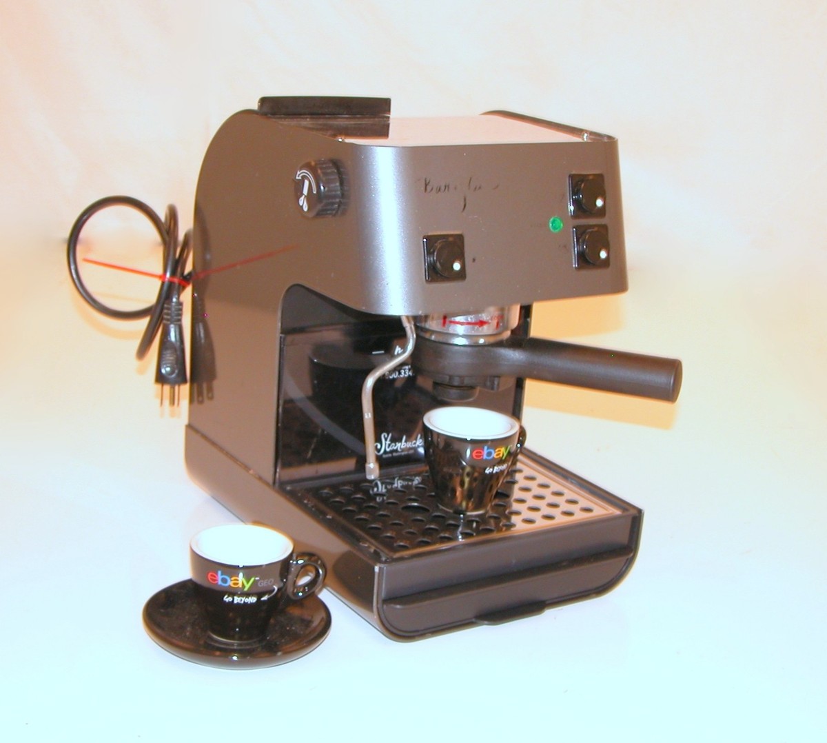コーヒーメーカー・エスプレッソマシン STARBUCKS Barista Starbucks Barista Saeco Espresso Machine Pewter Gray Sin 006