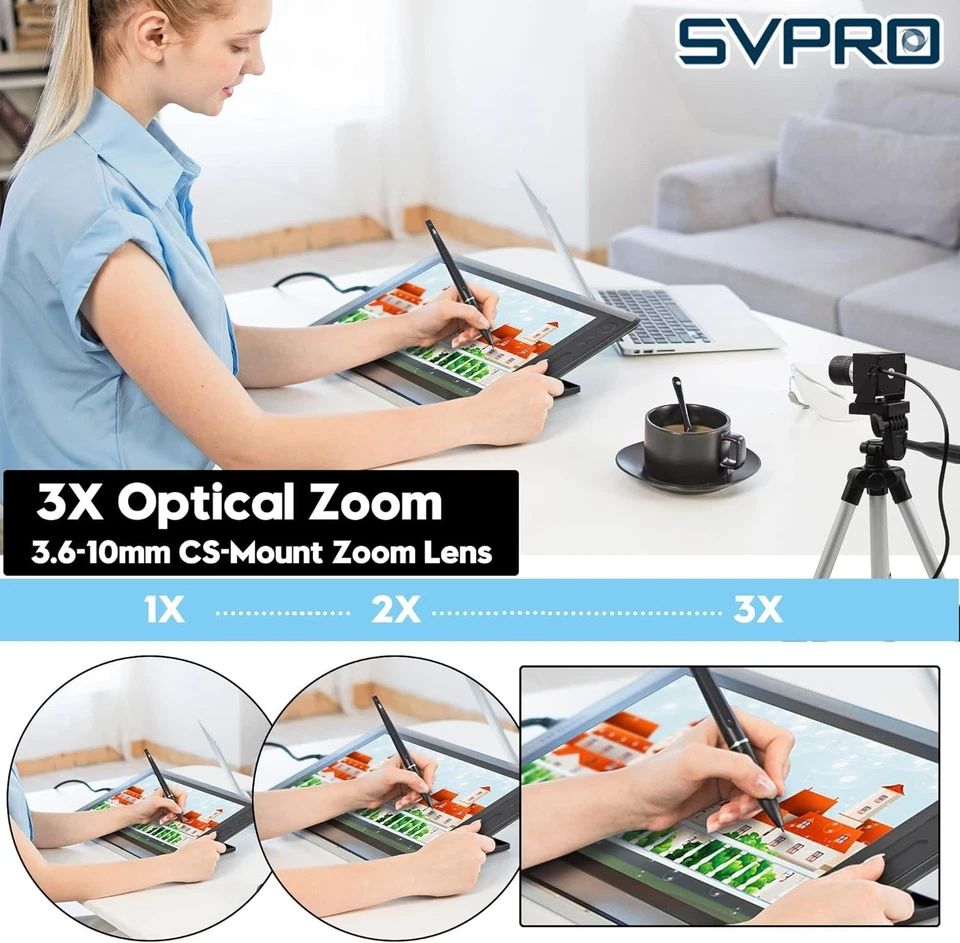 1080P USB Starlight Webcam 3.6-10mm Zoom CS-Mount Industrie Plug&Play - Bild 4 von 4