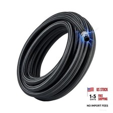 Conductive 6AN PTFE Fuel Line Hose, Antistatic E85 Compatible PTFE 6AN 20FT