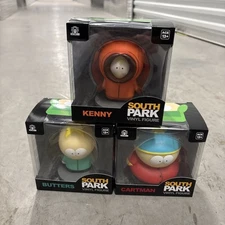 South Park Cartman Kenny & Butters Vinyl Figures 3.6” Culturefly HTF Mint