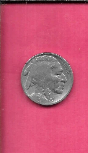 US UNITED STATES BUFFALO NICKEL 1929 P GOOD-NICE OLD VINTAGE ANTIQUE 5 CENT COIN