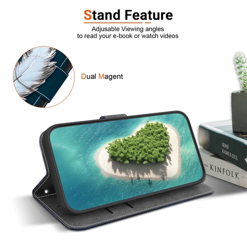 Patterned Leather Cover Flip Wallet Case For Nokia 5.4/3.4/1.3/3.3/4.2/6.2/7.2 - Picture 4 of 32