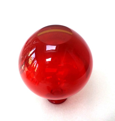 MURANO SOMMERSO SEGUSO RED AMBER ART GLASS PERFUME BOTTLE VASE - Picture 5 of 6