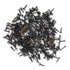 (500)Black 18-8 #8X3/4'' Phillips Truss Head Sheet Metal Self Tapping Screw