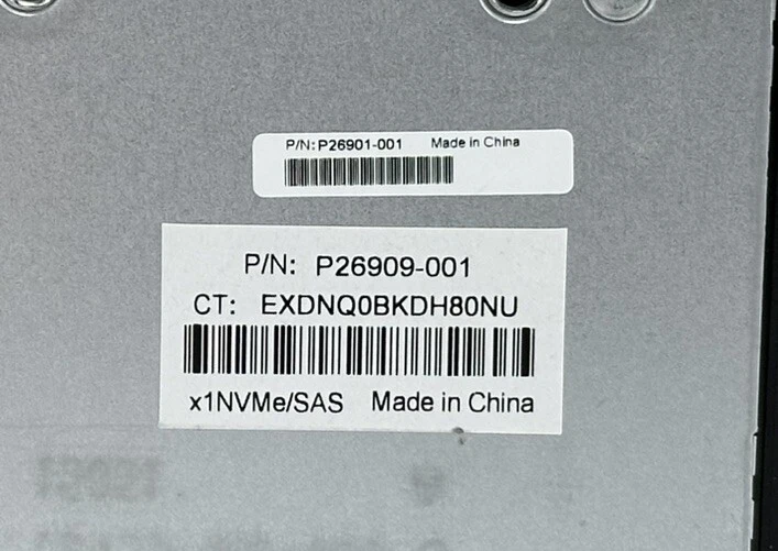 HPE 2U DL3xx Gen10+Gen11 8SFF U.3 x1 TriMode 12/24G BC Cage+Backplane P39781-001 - Image 2 of 4