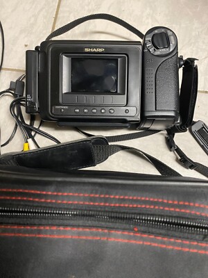 Sharp 8mm Viewcam Liquid Crystal Video Camera Hi-Fi Monaural VL-37 S 