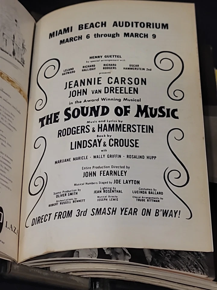 1963 Theater Playbill Collection in 3" Binder Plays 1960's Ads Carol Channing - Image 4 of 4