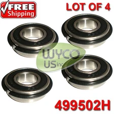 4 WHEEL BEARINGS W/RETAINER, FOR SNAPPER MOWERS, REPL 1-0756, 7010756, 7010756YP