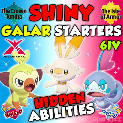 Pokemon Sword Shield Shiny Starters Speculation by jozzer26 on