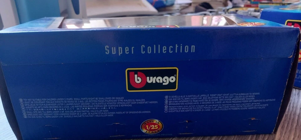BBURAGO BURAGO FERRARI 456 GT 1992 COD. 0136 SCALA 1:25 MADE IN ITALY 1998 ROSSA - Immagine 4 di 4