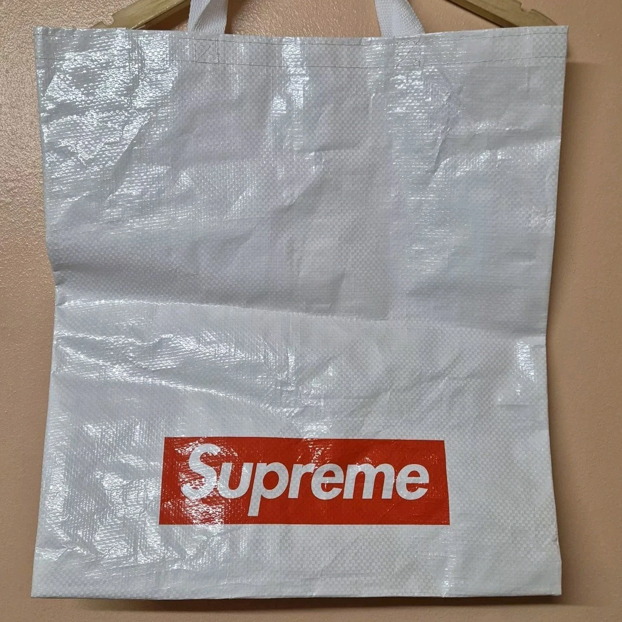 Grand sac fourre tout Supreme Shopping réutilisable en magasin 50 cm x 45 cm occasion