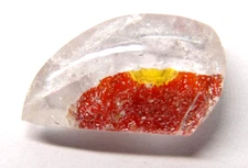 A-3 Ironite Quartz 22.65ct 17x29x6mm free form limonite Hematoide fire quartz