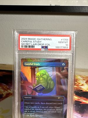 Careful Study (Rainbow Foil) [Secret Lair Drop Series] MTG PSA 10